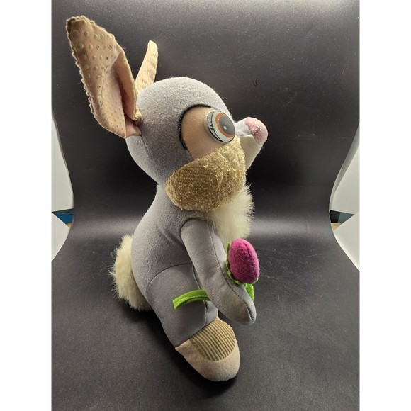 The Walt Disney Co. Thumper 10" Plush Rabbit Stuffed Animal Toy 1992 Mattel Flaw - Picture 12 of 16